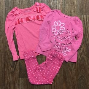Pretty in pink bundle of three size 3T